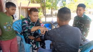 Satgas Pamtas Yonarmed 12 Kostrad Gelar Pelayanan Kesehatan di Perbatasan, Wujud Kepedulian untuk Warga Tulakadi