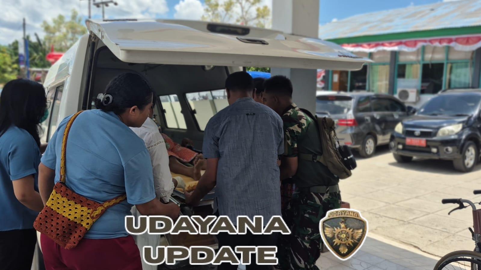 Kesigapan Prajurit Satgas Pamtas Yonarhanud 2 Kostrad Membantu Warga Hendak Melahirkan