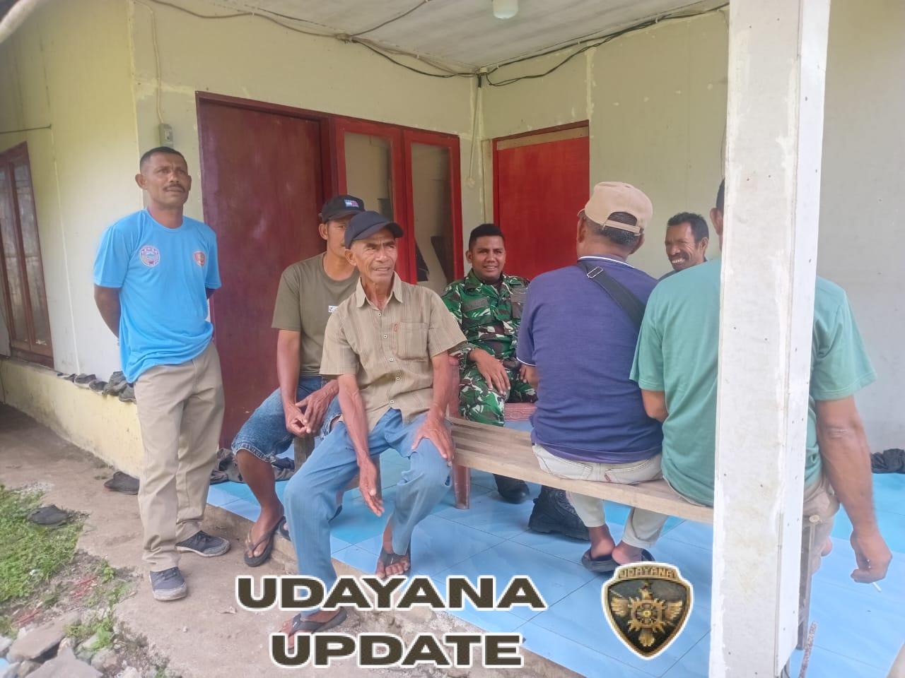 Babinsa Wolowaru Gelar Komsos dan Pamwil, Wujud Nyata Kedekatan TNI dengan Rakyat