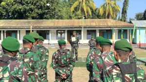 Apel Pagi di Makodim 1603/Sikka, Kasdim Apresiasi Kesuksesan Upacara HUT TNI