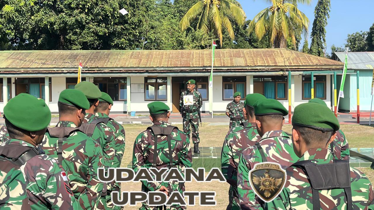 Apel Pagi di Makodim 1603/Sikka, Kasdim Apresiasi Kesuksesan Upacara HUT TNI