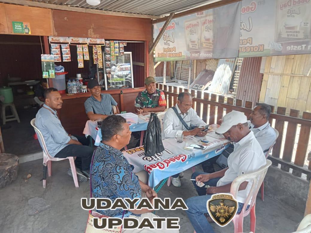 Babinsa Kodim 1602/Ende Pererat Kemanunggalan TNI-Rakyat Lewat Anjangsana di Mautapaga