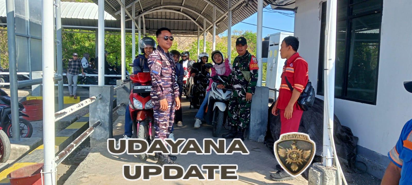 Sertu Chaeruddin Pastikan Situasi Pelabuhan Poto Tano Tetap Kondusif