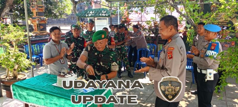 Koramil Dawan Mendapat Ucapan HUT Ke 80 TNI Dari Camat Dan Kapolsek