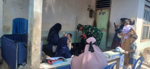 Babinsa Kempo Dukung Posyandu, Ajak Warga Hidup Sehat