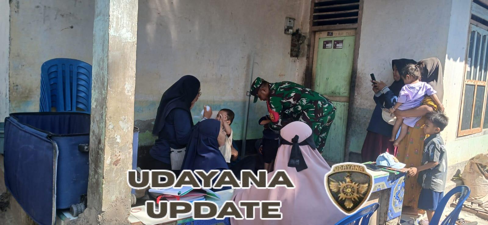 Babinsa Kempo Dukung Posyandu, Ajak Warga Hidup Sehat