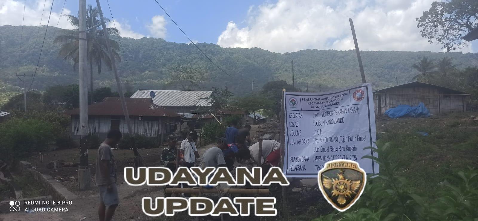 Babinsa Kodim 1602/Ende Tingkatkan Sinergi dengan Masyarakat Lewat Karya Bhakti di Kotabaru