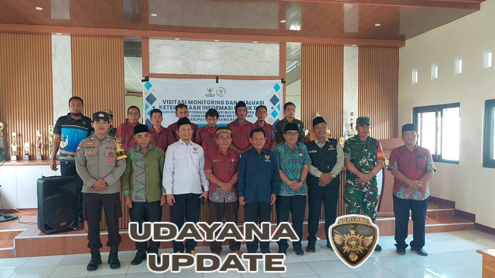 Sinergi Babinsa Koramil 1628-04/Poto Tano dan Komisi Informasi NTB Dorong Desa Senayan Jadi Desa Informatif