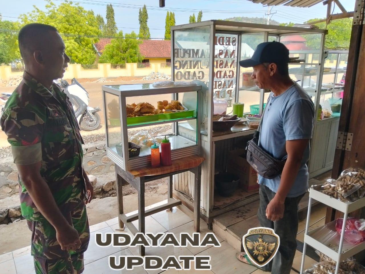 Babinsa Koramil Poto Tano Perkuat Hubungan dengan Warga Lewat Komsos di Desa Kiantar