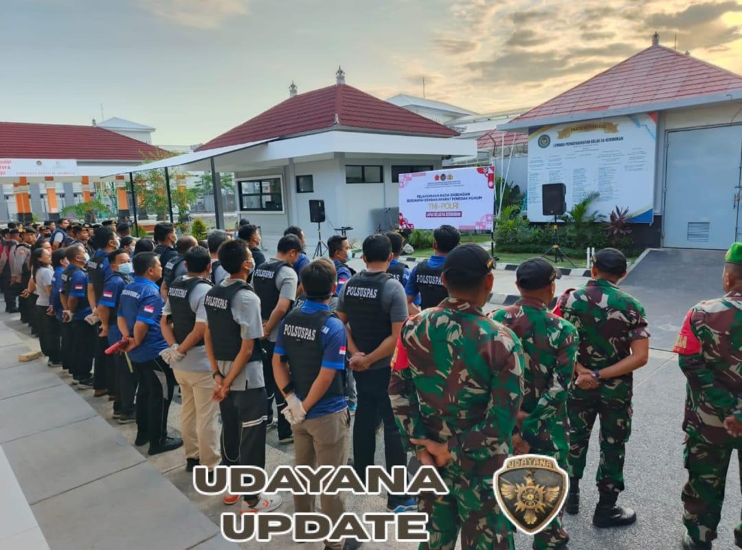Upaya Pencegahan dan Penindakan Lapas Kerobokan Gelar Razia Gabungan bersama TNI-Polri