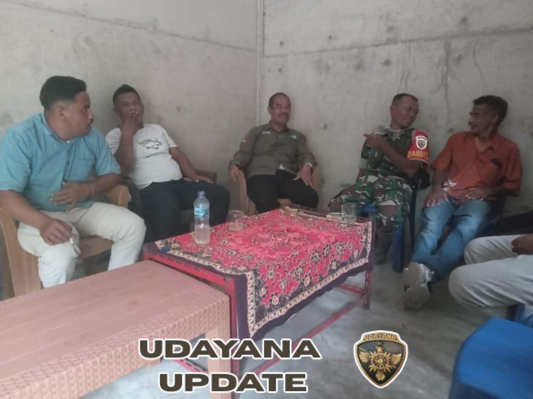 Babinsa 1602-04/Maurole Ajak Warga Kotabaru Jaga Kesehatan dan Kamtibmas di Wilayah Binaan