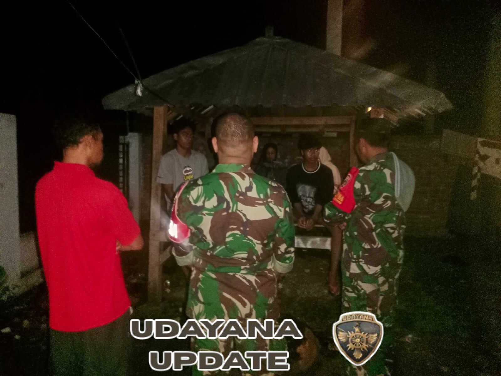 Babinsa dan Pemuda Lewirato Bersinergi Ciptakan Lingkungan Aman Kota Bima