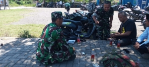 ‎Danramil Masbagik Laksanakan Koordinasi Penguatan Koperasi Merah Putih di Pringgasela