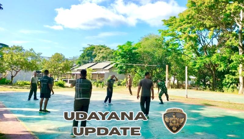 Kebersamaan yang Menguatkan, Prajurit Kodim 1618/TTU Berolahraga Sambil Berbagi Tawa