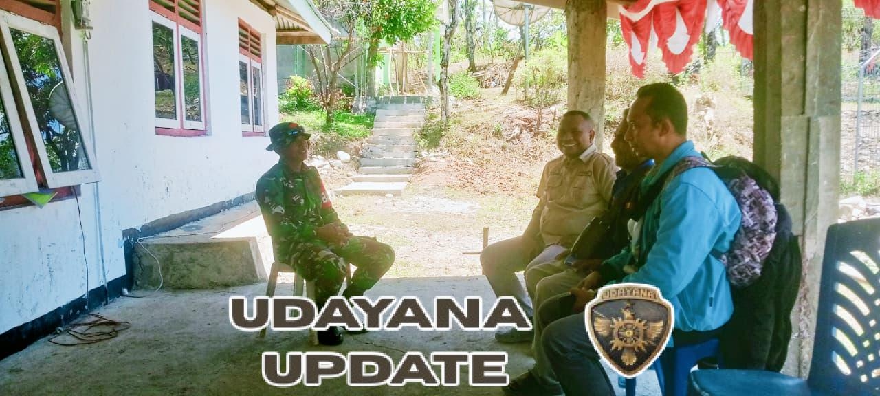 Babinsa Sertu Didit Sumanto Dampingi Petugas Statistik Kabupaten Kupang