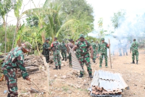 Sinergi Kodim Kupang dan Pemerintah Desa Mata Air