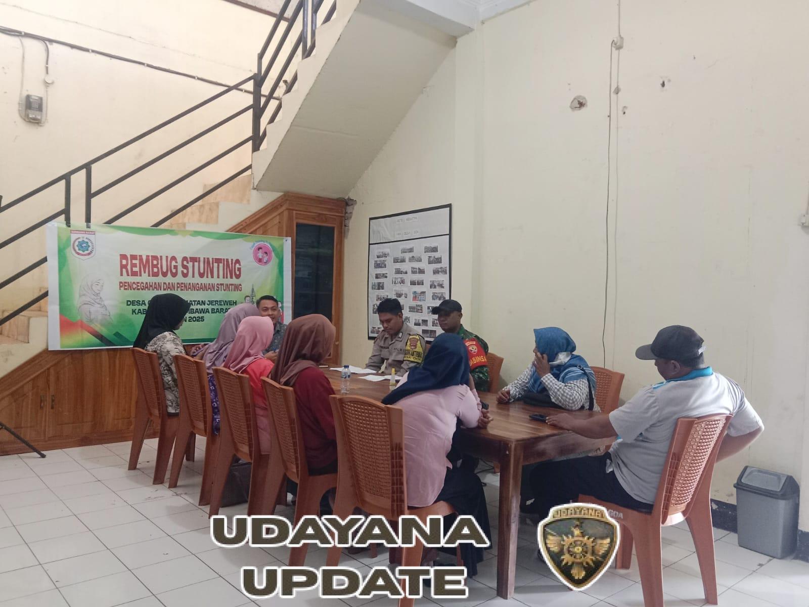 Rembuk Stunting Desa Goa, Kolaborasi Aparat Desa dan Tenaga Kesehatan Berjalan Lancar