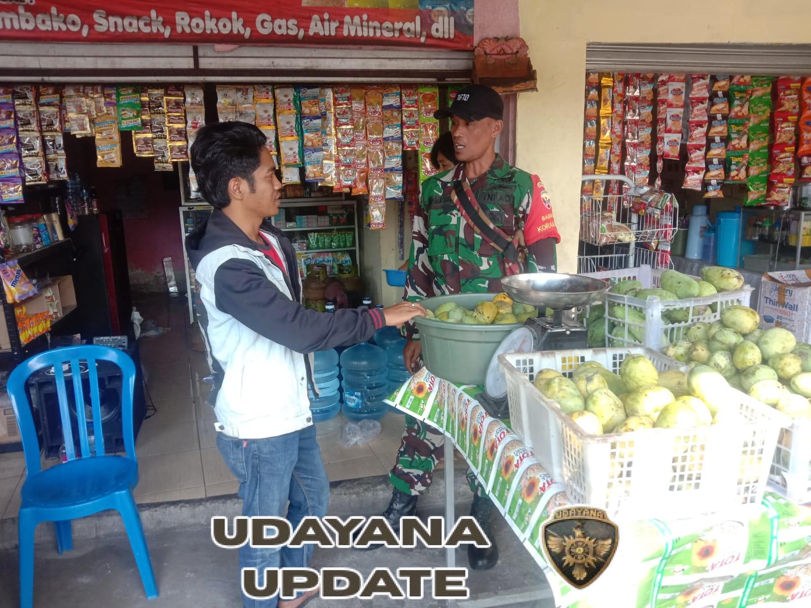 Gelar Komsos, Babinsa Koramil Klungkung Pererat Silahturahmi Bersama Warga Binaanv