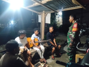 Sinergi TNI dan Warga: Babinsa Monta Baru Ajak Generasi Muda Jaga Kamtibmas dan Jauhi Narkoba