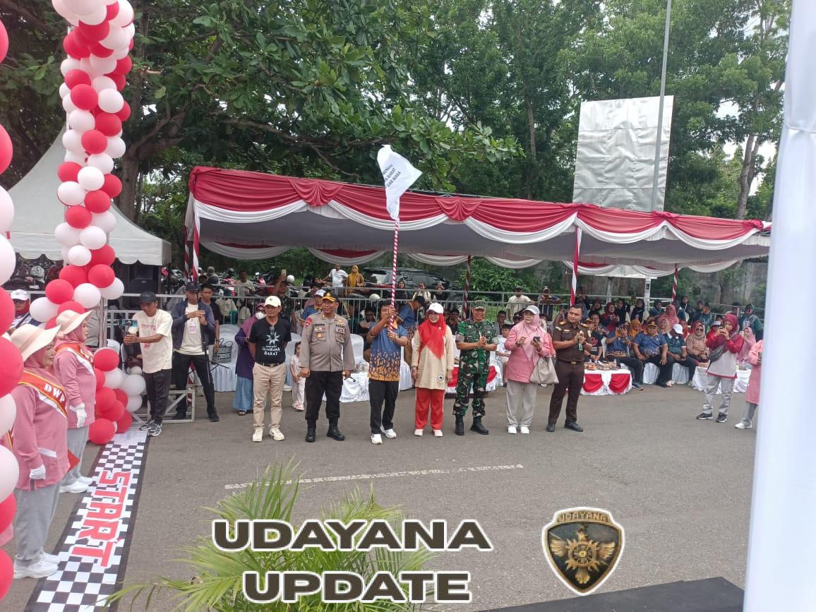 Kasdim 1628/KSB Mewakili Dandim 1628/KSB Hadiri dan Dukung Gerak Jalan Tepat Waktu HUT KSB ke-22, Wujud Sinergi dan Disiplin Bersama