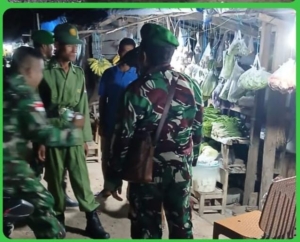 Batituud Pimpin Patroli Siskamling Bersama Komponen Pendukung Masyarakat