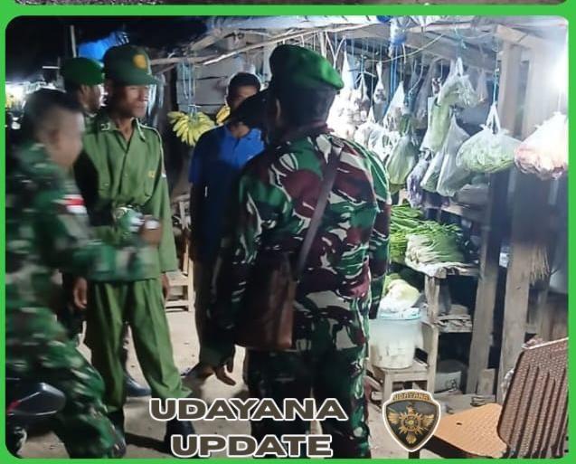 Batituud Pimpin Patroli Siskamling Bersama Komponen Pendukung Masyarakat