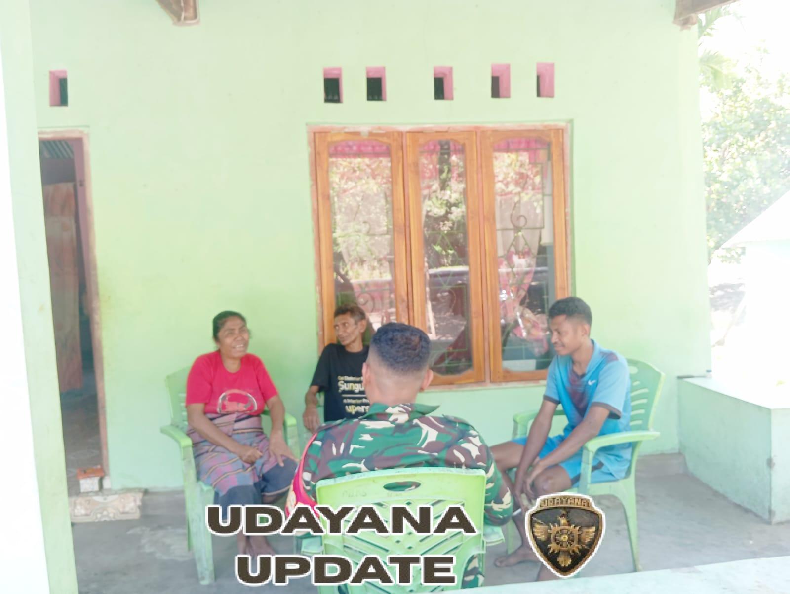 Koptu Natalino De Jesus Ajak Warga Sunsea Jaga Keharmonisan Keluarga