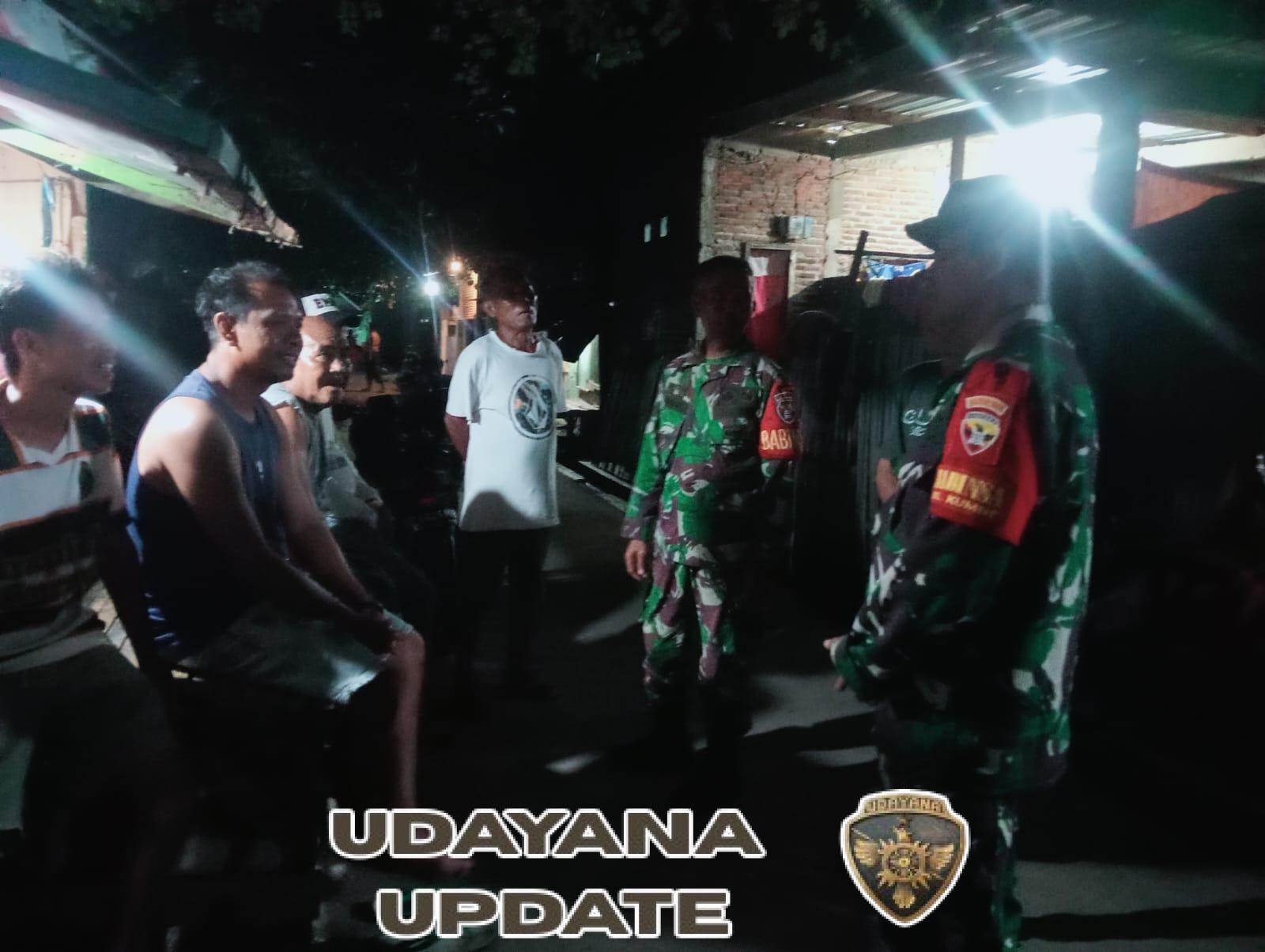 Koramil Rasanae Bersinergi dengan LPM dan RT/RW Amankan Lingkungan Kelurahan Melayu