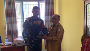 Sinergitas Antar Sektor, Dansatgas Pamtas Yonarhanud 2 Kostrad Kunjungi BPPD Kab. TTU