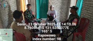 Babinsa Koramil 1602-01/Ende Perkuat Sinergi dengan Masyarakat Dusun Kekandere