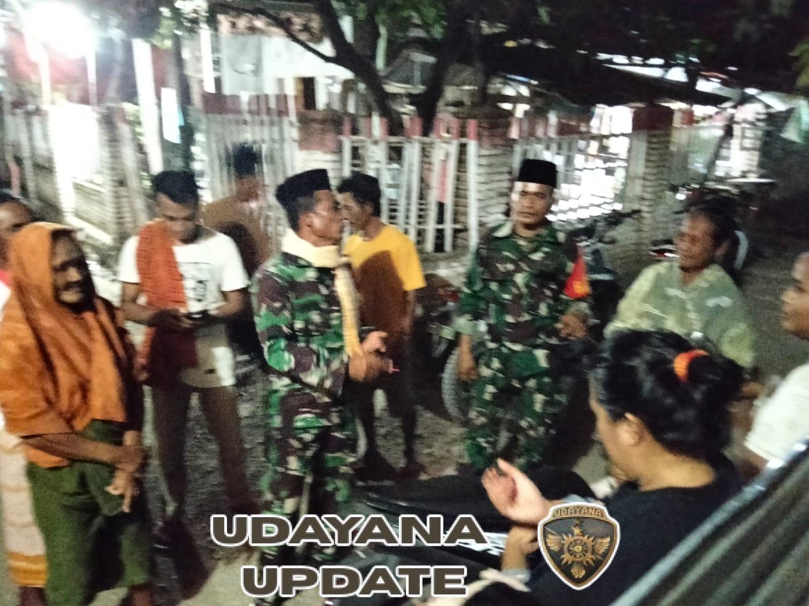 Cegah Aksi Negatif Pemuda, Babinsa Ingatkan Warga Pentingnya Menjaga Emosi dan Keamanan Lingkungan