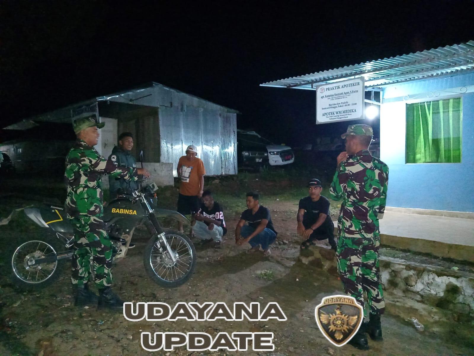 Detak Aman di Pacar, Babinsa Koramil Macang Pacar Gelar Patroli Wilayah, Jamin Stabilitas Kamtibmas