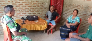 Kodim 1602/Ende Perkuat Kamtibmas Lewat Komsos dan Pamwil di Desa Ndondo
