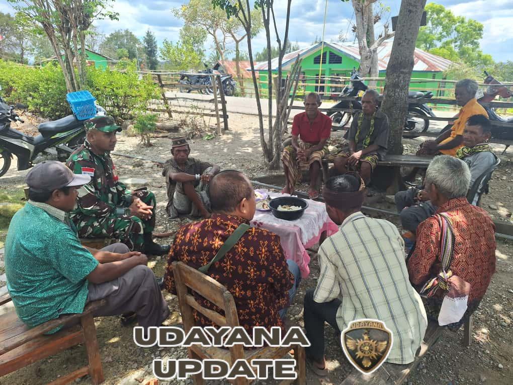 Waspada Musim Panas, Babinsa Ajak Warga Desa Kuaken Lebih Peduli Bahaya Kebakaran