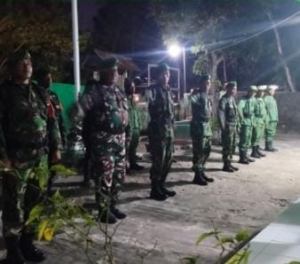 Koramil 06/Batakte Gencar Patroli Malam Wujudkan Kondusifitas Wilayah