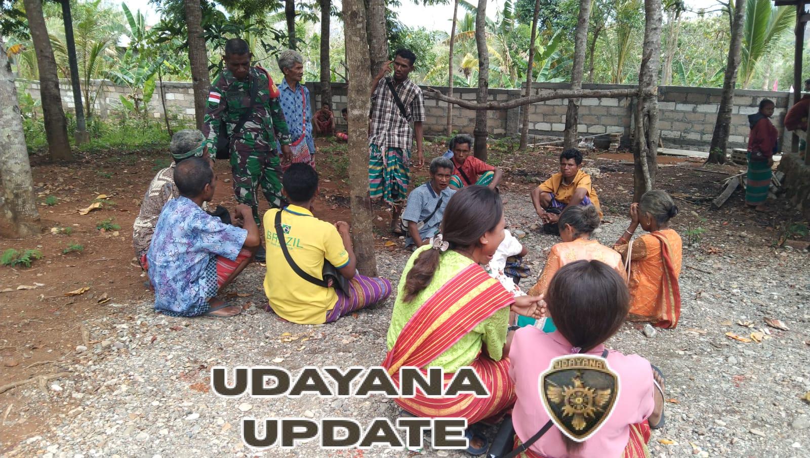 Babinsa Fatumetan Ajak Warga Jaga Kesehatan di Musim Panas