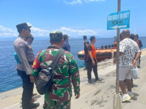 Danramil Nusa Penida Terjunkan Personel Bergabung Bersama Tim Sar Lakukan Pencarian Orang Hilang