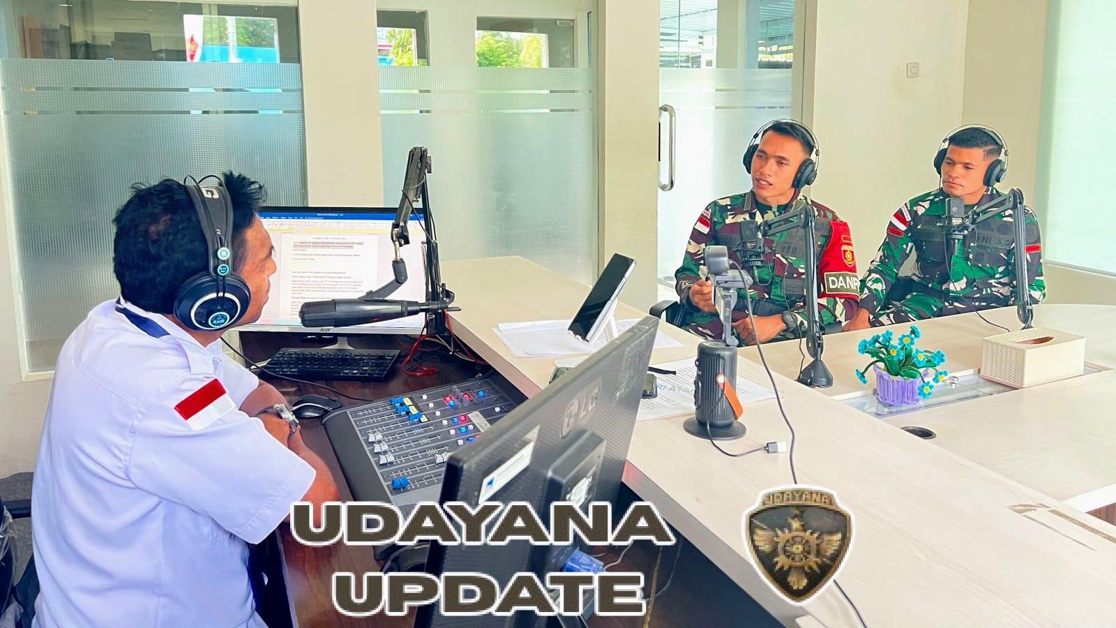 Satgas Pamtas Yonarmed 12 Kostrad Gaungkan Semangat Pemberdayaan di Dialog Sore RRI Atambua