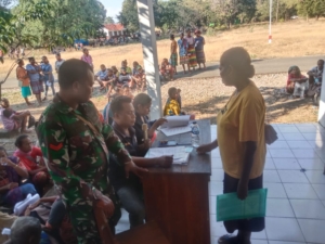 Kopka Imanuel Banoet Awasi Pembagian Bantuan Sosial Warga