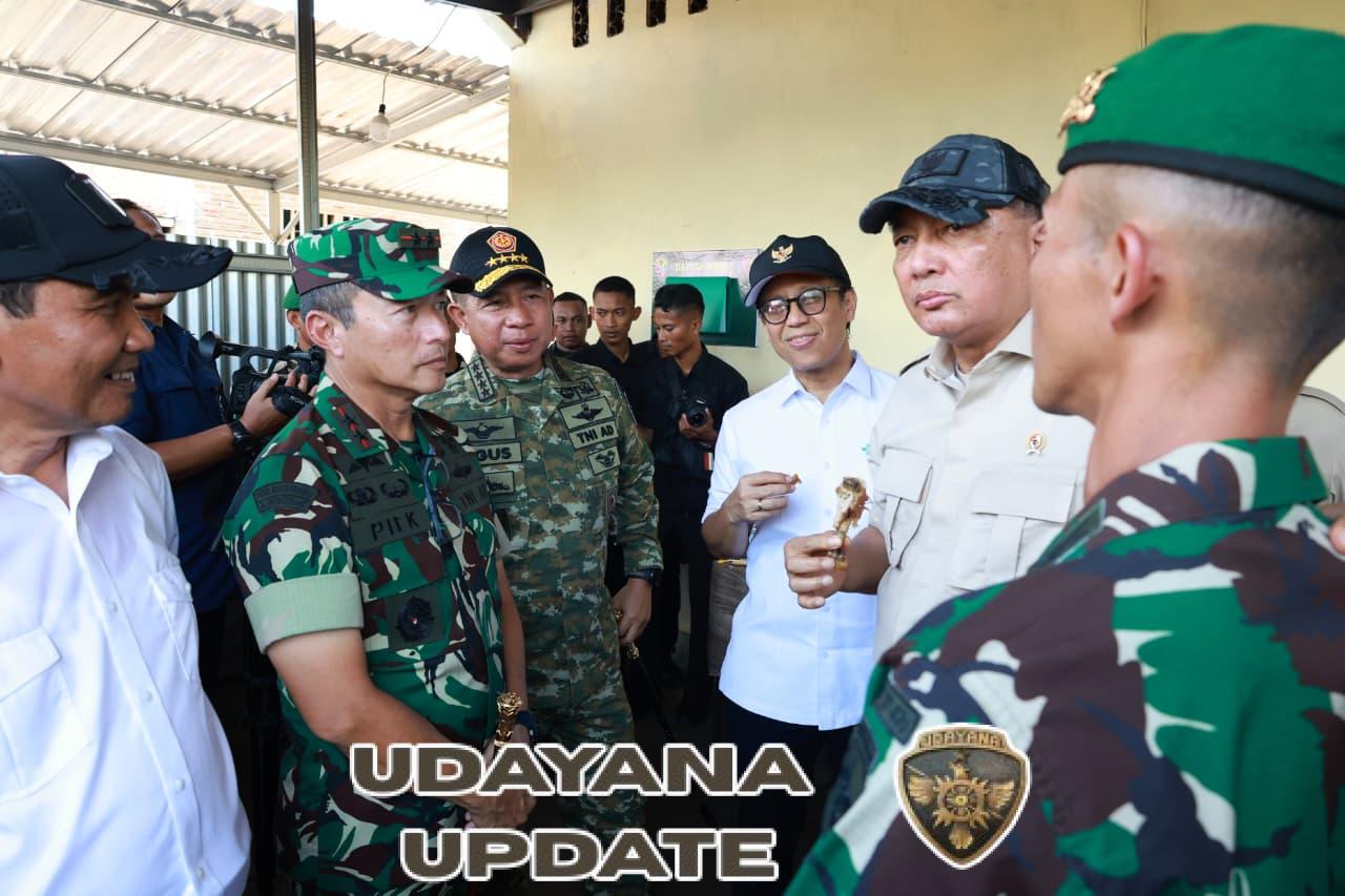 Menhan RI Pastikan Progres Yonif 835/SYB Sumbawa Berjalan Baik, Panglima TNI Dorong Ekonomi Prajurit dan Rakyat