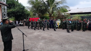 Upacara Militer Khidmat Warnai Perpisahan Prajurit Teladan Kodim 1606