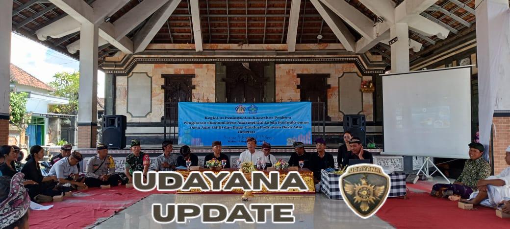 Babinsa Koramil Klungkung Hadiri Rapat Peningkatan Kapasitas Prajuru