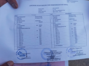 Wujudkan Keamanan Transportasi Laut, Babinsa Pantai Baru Dampingi Aktivitas Pelayaran di Ofalangga