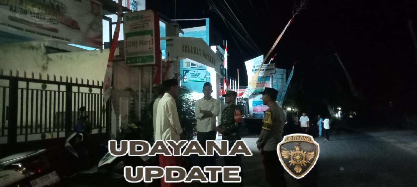 Patroli Kongkow Babinsa Masbagik Pererat Hubungan dengan Masyarakat