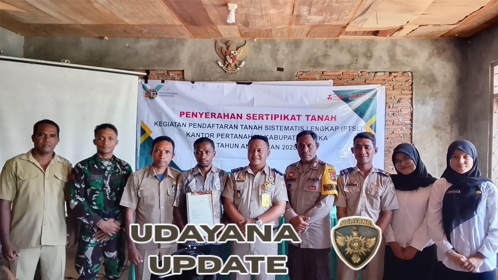 Koramil 1603-05/Bola Kawal Program PTSL di Desa Nenbura