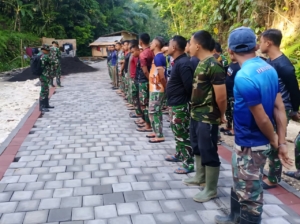 TMMD Ke-126 Kodim 1611/Badung Pembukaan Infrastruktur Jalan di Desa Bongkasa Pertiwi Capai Kemajuan