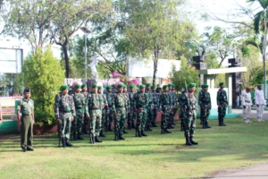 Semangat Nasionalisme, Kodim 1601/Sumba Timur Laksanakan Upacara Hari Senin
