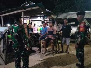 Patroli Siskamling di Kecamatan Sape dan Lambu, Situasi Tetap Aman dan Kondusif