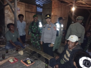 Patroli Gabungan TNI, Polri, dan Sat Pol PP Jaga Keamanan di Kecamatan Palibelo