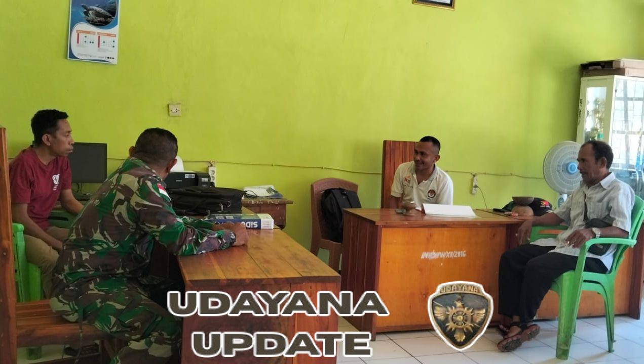 Babinsa Sertu Okto Kosat Ajak Perangkat Desa Humusu Wini Bangun Sinergi untuk Kemajuan Desa